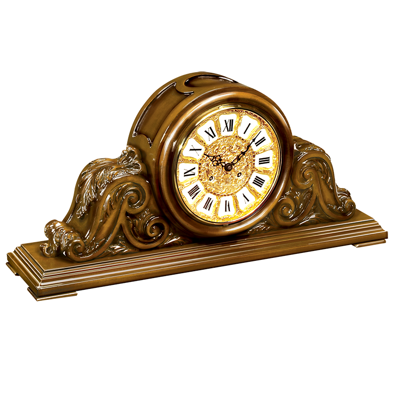 Часы каминные деревянные
